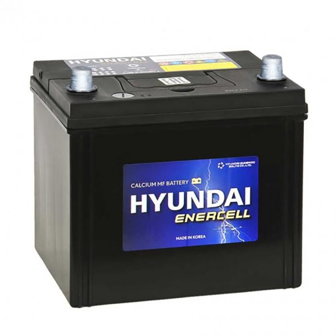 Автомобильный аккумулятор HYUNDAI 55 Ач обратная полярность D23L 85B60K